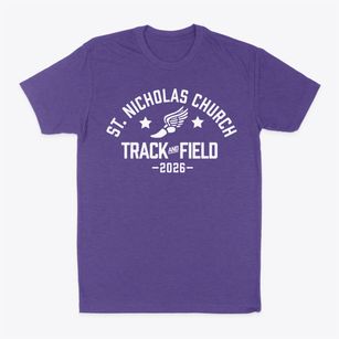 St. Nicholas Catholic Church Track and Field Classic Dad T-Shirt