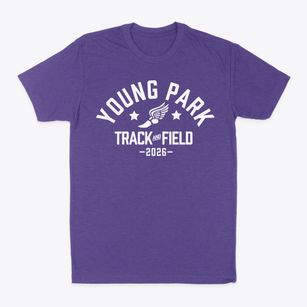Young Park Elementary School Track and Field Classic Dad T-Shirt