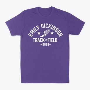 Emily Dickinson Elementary School Track and Field Classic Dad T-Shirt