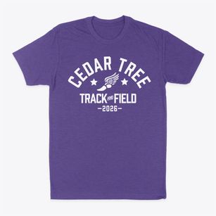 Cedar Tree Classical Christian School Track and Field Classic Dad T-Shirt