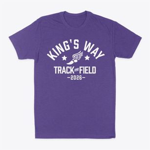 King's Way Christian Academy Track and Field Classic Dad T-Shirt