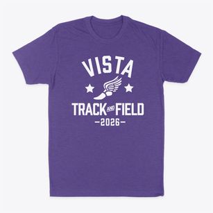 Vista Middle School Track and Field Classic Dad T-Shirt