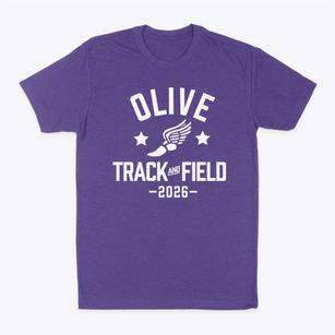 Olive Elementary School Track and Field Classic Dad T-Shirt