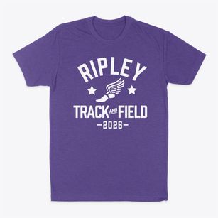 Ripley High School Track and Field Classic Dad T-Shirt
