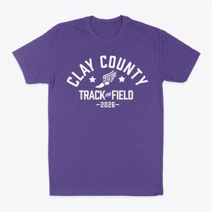 Clay County Middle School Track and Field Classic Dad T-Shirt
