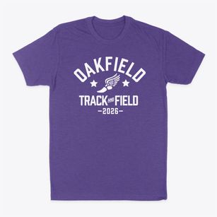 Oakfield High School Track and Field Classic Dad T-Shirt