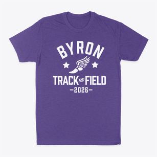 Byron High School Track and Field Classic Dad T-Shirt