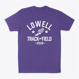 Lowell Elementary School Track and Field Classic Dad T-Shirt