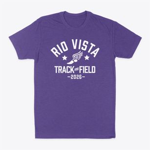 Rio Vista Elementary School Track and Field Classic Dad T-Shirt