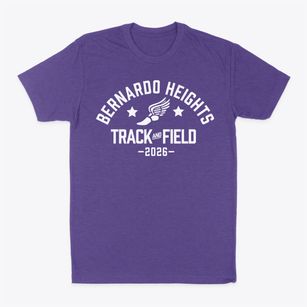 Bernardo Heights Middle School Track and Field Classic Dad T-Shirt