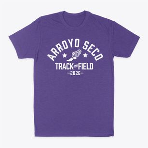 Arroyo Seco Alternative Magnet School Track and Field Classic Dad T-Shirt