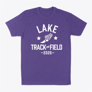 Lake School Track and Field Classic Dad T-Shirt