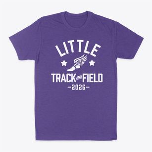 Little Elementary School Track and Field Classic Dad T-Shirt
