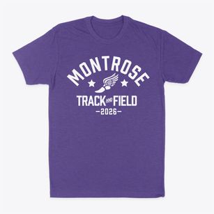 Montrose High School Track and Field Classic Dad T-Shirt