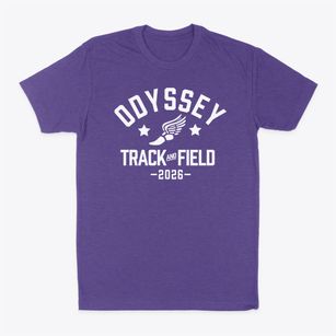Odyssey Charter School Track and Field Classic Dad T-Shirt