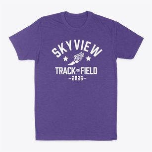 Skyview Academy Track and Field Classic Dad T-Shirt