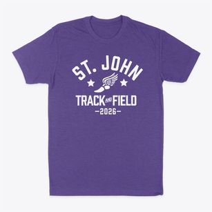Saint John Greek Orthodox Day School Track and Field Classic Dad T-Shirt