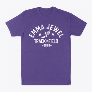 Emma Jewel Charter Academy Track and Field Classic Dad T-Shirt