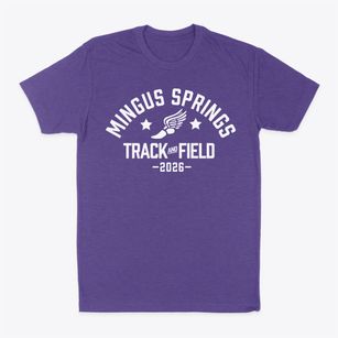 Mingus Springs Charter School Track and Field Classic Dad T-Shirt