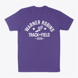 Warner Robins High School Track and Field Classic Dad T-Shirt