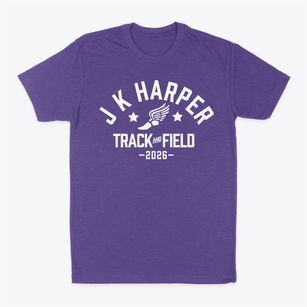 J K Harper Elementary School Track and Field Classic Dad T-Shirt