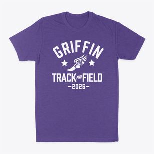 Griffin High School Track and Field Classic Dad T-Shirt