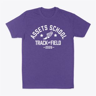 Assets School Track and Field Classic Dad T-Shirt