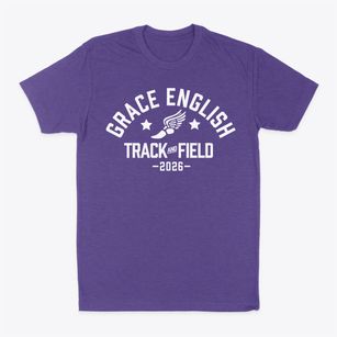 Grace English Lutheran School Track and Field Classic Dad T-Shirt