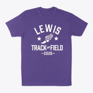 Lewis Elementary School Track and Field Classic Dad T-Shirt