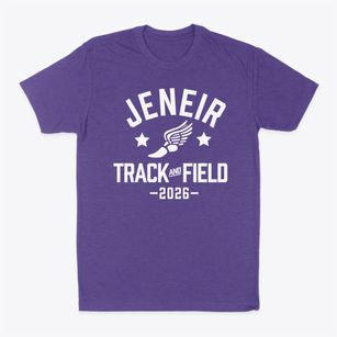 Jeneir Elementary School Track and Field Classic Dad T-Shirt