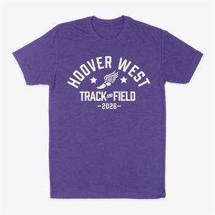 Hoover West Elementary School Track and Field Classic Dad T-Shirt