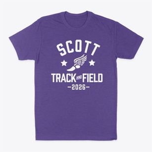 Scott Elementary School Track and Field Classic Dad T-Shirt