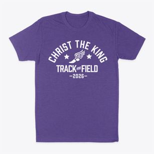 Christ The King School Track and Field Classic Dad T-Shirt