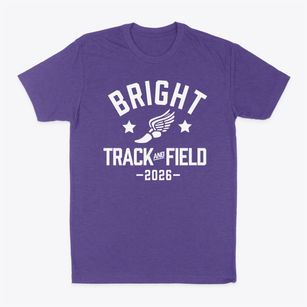 Bright Elementary School Track and Field Classic Dad T-Shirt