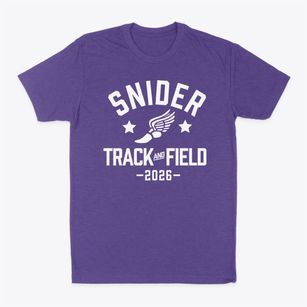 Snider High School Track and Field Classic Dad T-Shirt