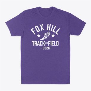 Fox Hill Elementary School Track and Field Classic Dad T-Shirt