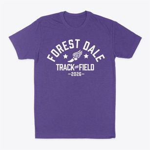 Forest Dale Elementary School Track and Field Classic Dad T-Shirt