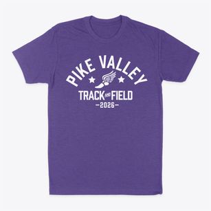 Pike Valley High School Track and Field Classic Dad T-Shirt