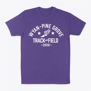 Wyan-pine Grove Elementary School Track and Field Classic Dad T-Shirt