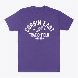 Corbin East High School Track and Field Classic Dad T-Shirt