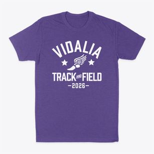 Vidalia High School Track and Field Classic Dad T-Shirt