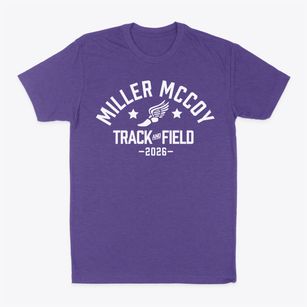 Miller Mccoy Academy Track and Field Classic Dad T-Shirt