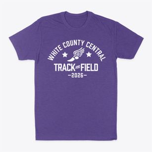 White County Central High School Track and Field Classic Dad T-Shirt
