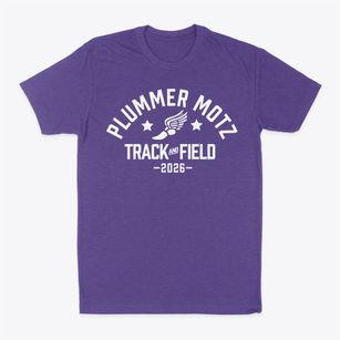 Plummer Motz Elementary School Track and Field Classic Dad T-Shirt