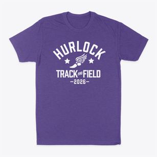Hurlock Elementary School Track and Field Classic Dad T-Shirt