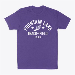 Fountain Lake High School Track and Field Classic Dad T-Shirt