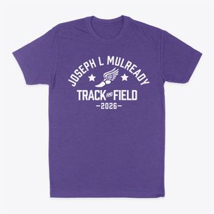 Joseph L Mulready School Track and Field Classic Dad T-Shirt