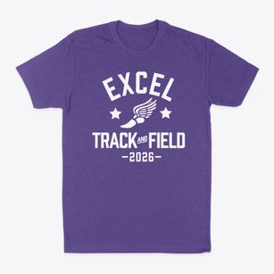 Excel Academy Charter Track and Field Classic Dad T-Shirt