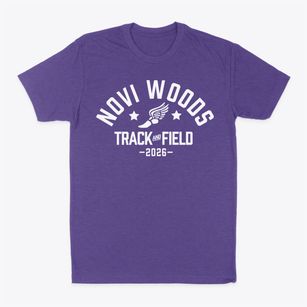 Novi Woods Elementary School Track and Field Classic Dad T-Shirt