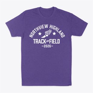 Northview Highland Middle School Track and Field Classic Dad T-Shirt